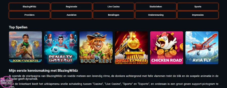 BlazingWildz Casino Spellen