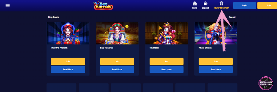 Bet Buffoon casino bonus