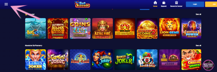 Bet Buffoon casino slot