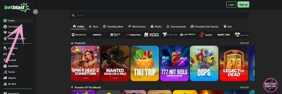 BetBlast casino slot