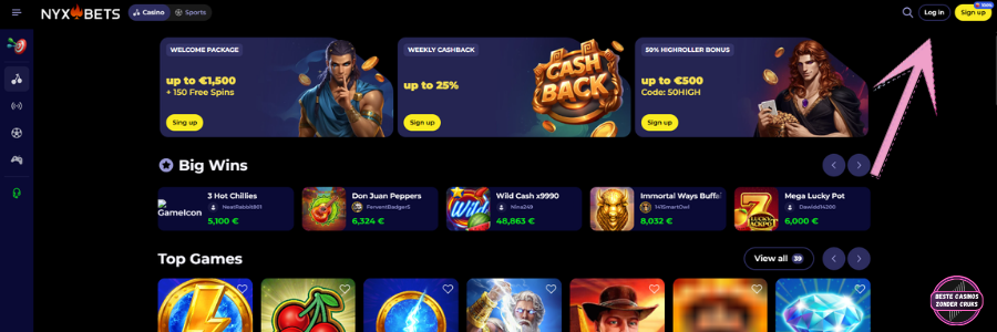 NYX BETS casino