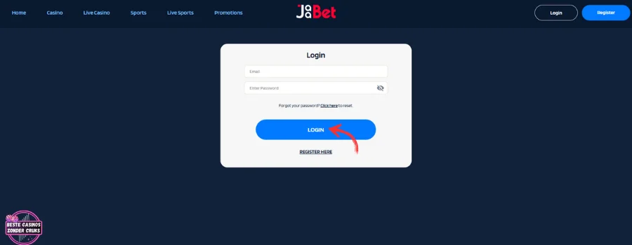 JaaBet Casino Inloggen