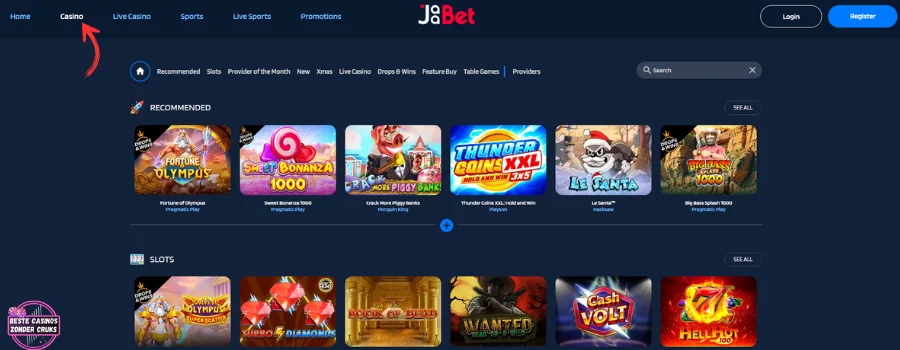 JaaBet Casino Spellen