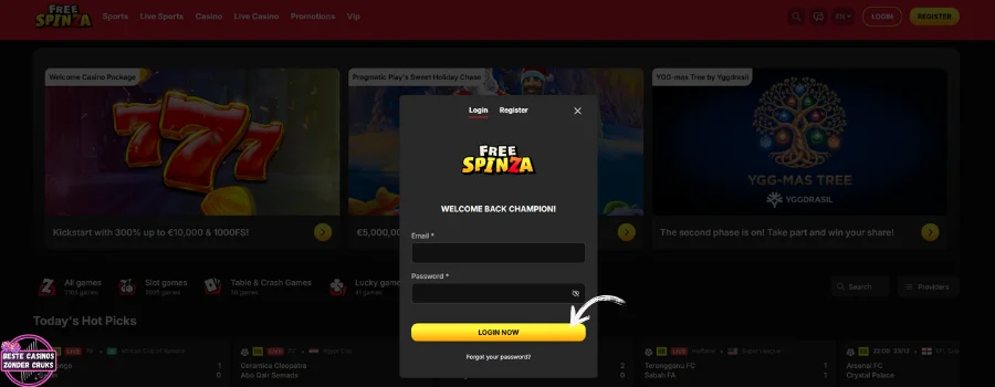 FreeSpinza Casino Inloggen